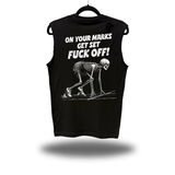 ON YOUR MARKS ROAD RASH MUSCLE TANK