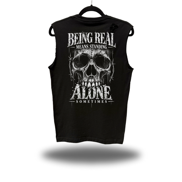 BEING REAL ROAD RASH MUSCLE TANK