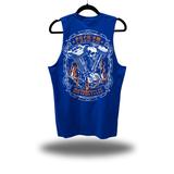 F*CK MOTORCYCLE ROYAL BLUE CLASSIC TANK TOP