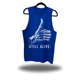 STILL ALIVE ROYAL BLUE CLASSIC TANK TOP