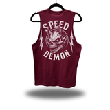 SPEED DEMON MAROON CLASSIC TANK TOP