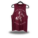 LIFE COFFEE MAROON CLASSIC TANK TOP