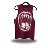 BITE ME MAROON CLASSIC TANK TOP