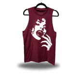 KISS OF DEATH MAROON CLASSIC TANK TOP