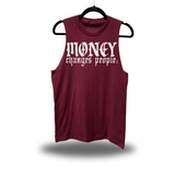 MONEY CHANGES MAROON CLASSIC TANK TOP