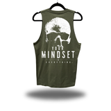 SKULL MINDSET CLASSIC TANK TOP MILITARY GREEN