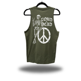 LOUD & DEAD CLASSIC TANK TOP MILITARY GREEN