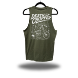 DEATH CHOPPER CLASSIC TANK TOP MILITARY GREEN