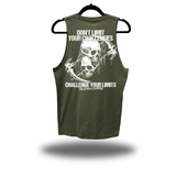 CHALLENGE LIMITS CLASSIC TANK TOP MILITARY GREEN