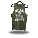 THIRSTY CLASSIC TANK TOP MILITARY GREEN