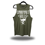 COMFORT CROSSES CLASSIC TANK TOP MILITARY GREEN