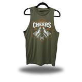 CHEERS CLASSIC TANK TOP MILITARY GREEN