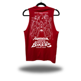 DRIVEN BIKERS CLASSIC TANK TOP RED