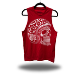RISE & DRIVE CLASSIC TANK TOP RED