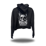 HARD WORKING CROP HOODIE