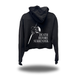 SURRENDER CROP HOODIE
