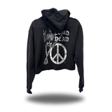 LOUD & DEAD CROP HOODIE