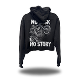 NO RISK CROP HOODIE