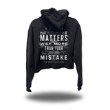 MATTERS CROP HOODIE