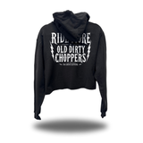 RIDE MORE CROP HOODIE