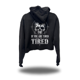 TIRED CROP HOODIE