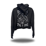 DIE REAPER CROP HOODIE