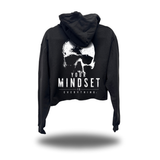 SKULL MINDSET CROP HOODIE