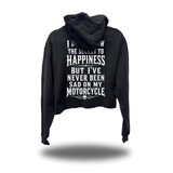 HAPPINESS CROP HOODIE