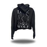 LONE WOLF CROP HOODIE