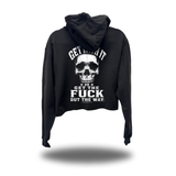 GET WITH IT CROP HOODIE