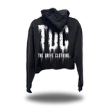 TDC GRUNGE CROP HOODIE