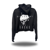 STAY DIFFERENT CROP HOODIE