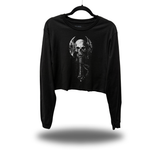 SKULL AXE CROP LONG SLEEVE