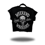 WEEKEND WARRIORS MUSCLE CROP TOP