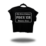 F*CK EM MUSCLE CROP TOP