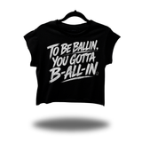 BALLIN MUSCLE CROP TOP