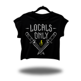 LOCALS ONLY MUSCLE CROP TOP
