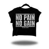 NO PAIN MUSCLE CROP TOP
