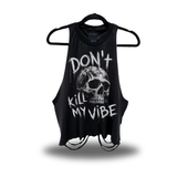 MY VIBE ROAD RASH CROP TANK TOP