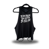 BALLIN ROAD RASH CROP TANK TOP