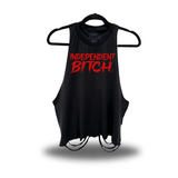INDEPENDENT BITCH ROAD RASH CROP TANK TOP