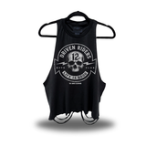 DRIVEN RIDERS ROAD RASH CROP TANK TOP