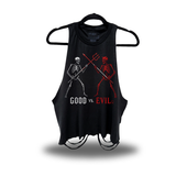 GOOD VS EVIL ROAD RASH CROP TANK TOP