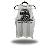 DON'T FLOCK ME ROAD RASH WHITE TANK TOP