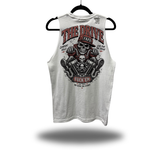 FOR THE DRIVE ROAD RASH WHITE TANK TOP