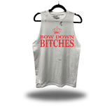BOW DOWN ROAD RASH TANK TOP WHITE