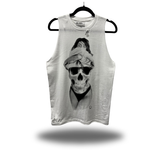 FLASH'EM ROAD RASH WHITE TANK TOP