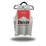DRIVEN REDS ROAD RASH WHITE TANK TOP
