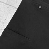 FLEX FITTED CUT OFF BLACK SHORTS