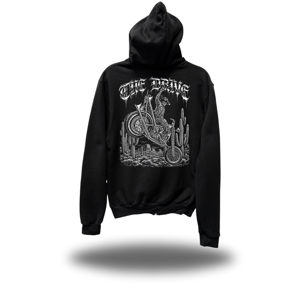 COWBOY RIDER ZIP UP HOODIE